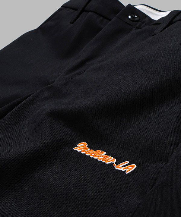 T/C WORK CHINO PANTS -ブラック-