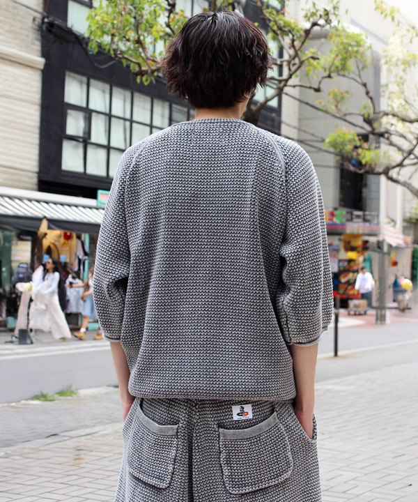 WAFFLE SHORT SLEEVE KNIT