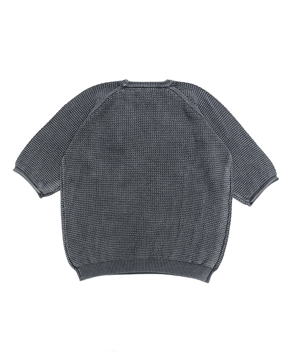 WAFFLE SHORT SLEEVE KNIT
