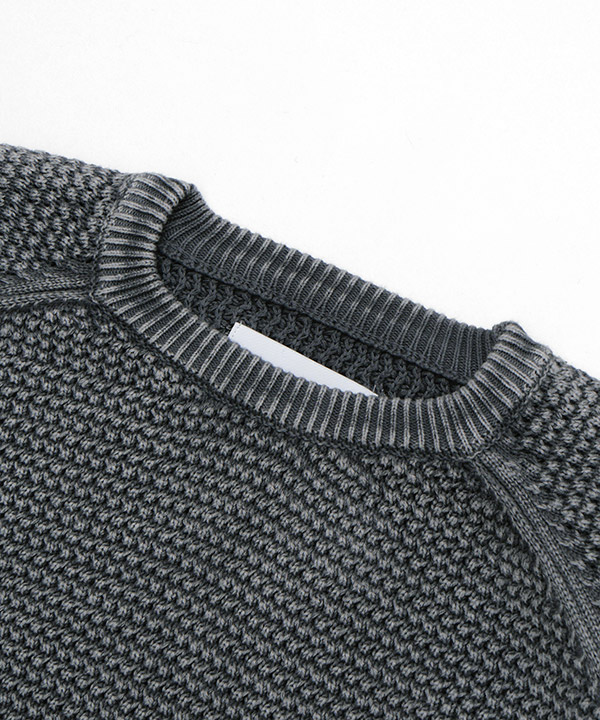 WAFFLE SHORT SLEEVE KNIT