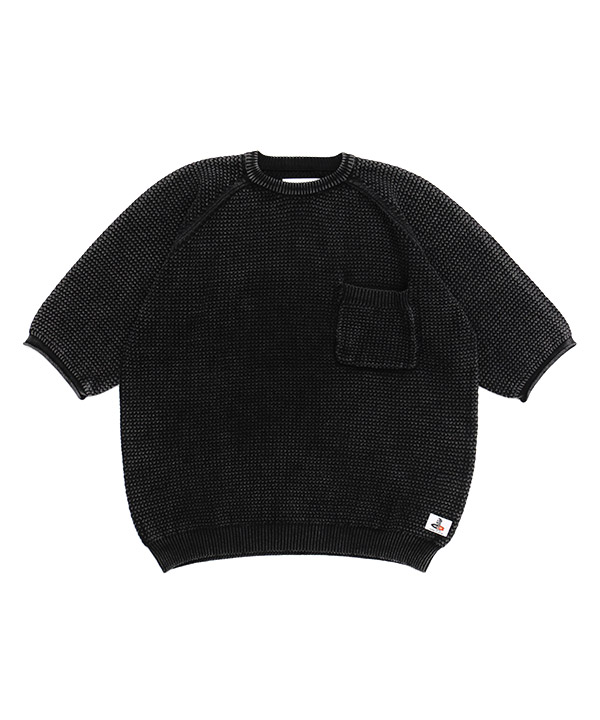 WAFFLE SHORT SLEEVE KNIT