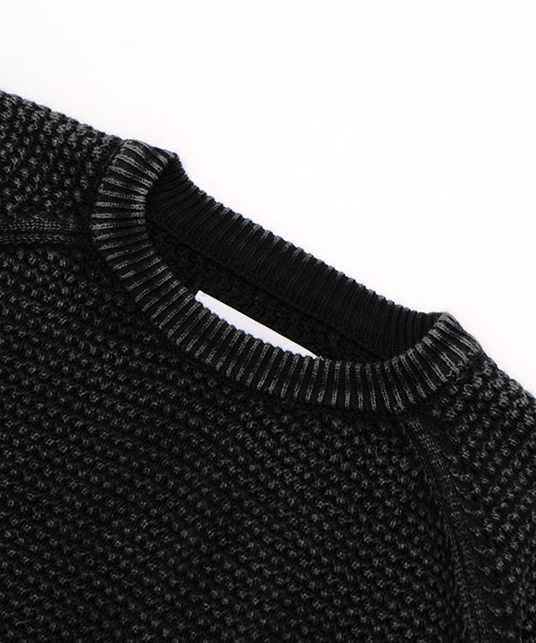 WAFFLE SHORT SLEEVE KNIT