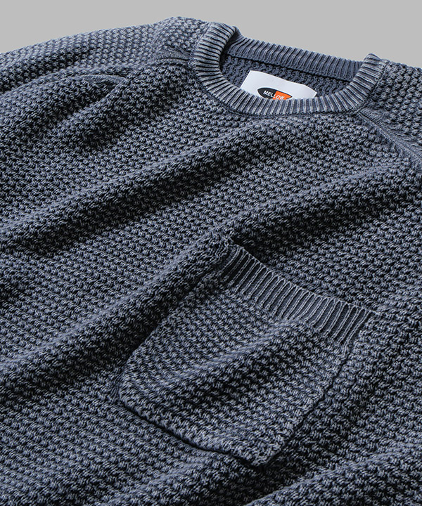 WAFFLE SHORT SLEEVE KNIT