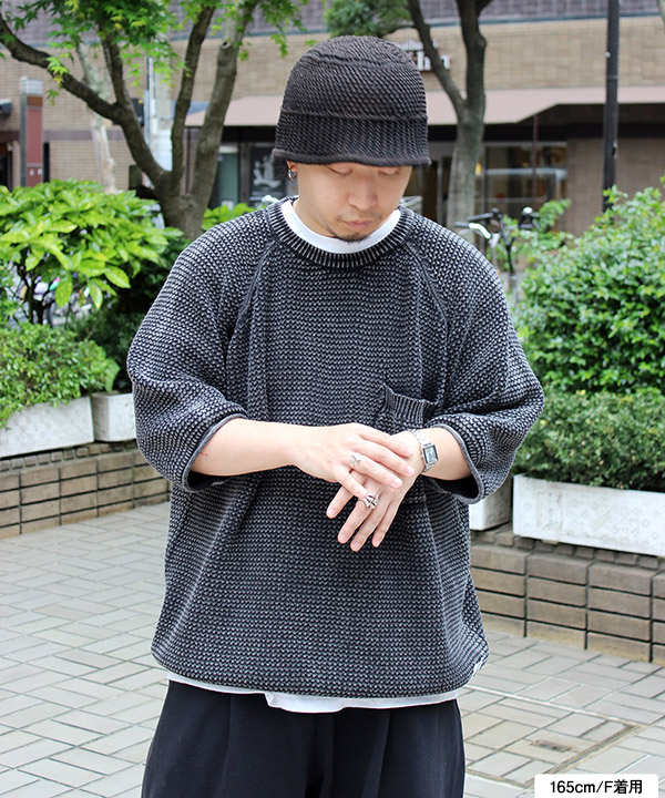 WAFFLE SHORT SLEEVE KNIT
