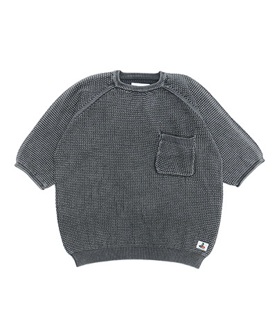 WAFFLE SHORT SLEEVE KNIT