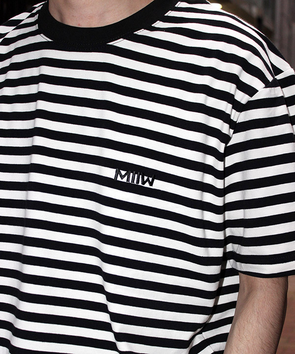 BORDER PATTERN SS TEE