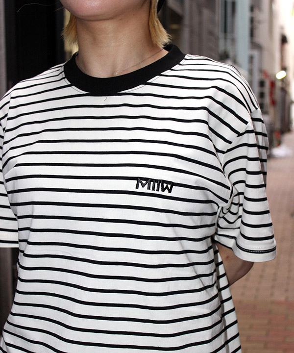 BORDER PATTERN SS TEE