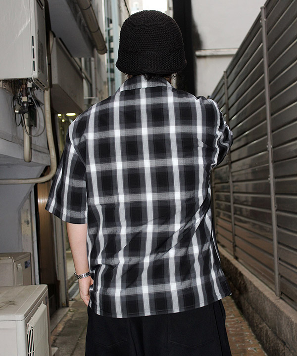OPEN COLLAR CHECK SHIRTS