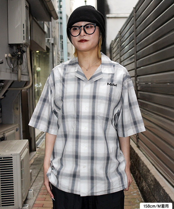 OPEN COLLAR CHECK SHIRTS