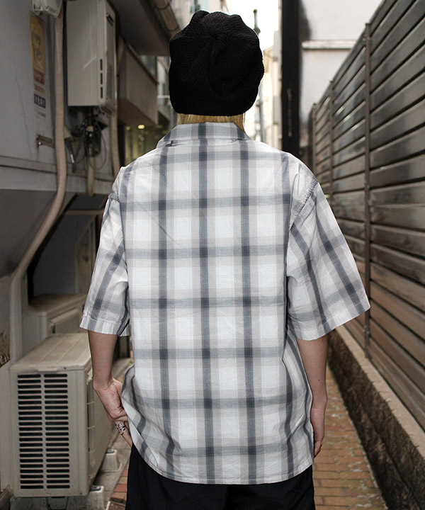 OPEN COLLAR CHECK SHIRTS