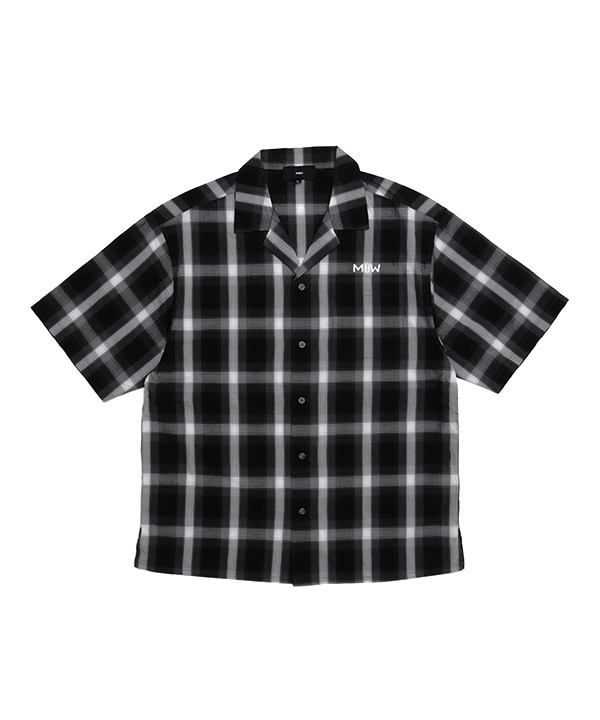 OPEN COLLAR CHECK SHIRTS