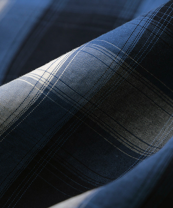 OPEN COLLAR CHECK SHIRTS