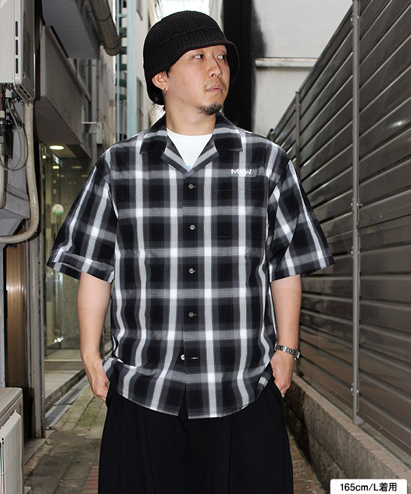 OPEN COLLAR CHECK SHIRTS