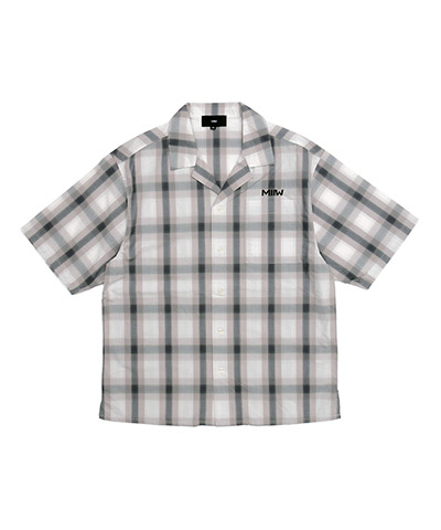 OPEN COLLAR CHECK SHIRTS