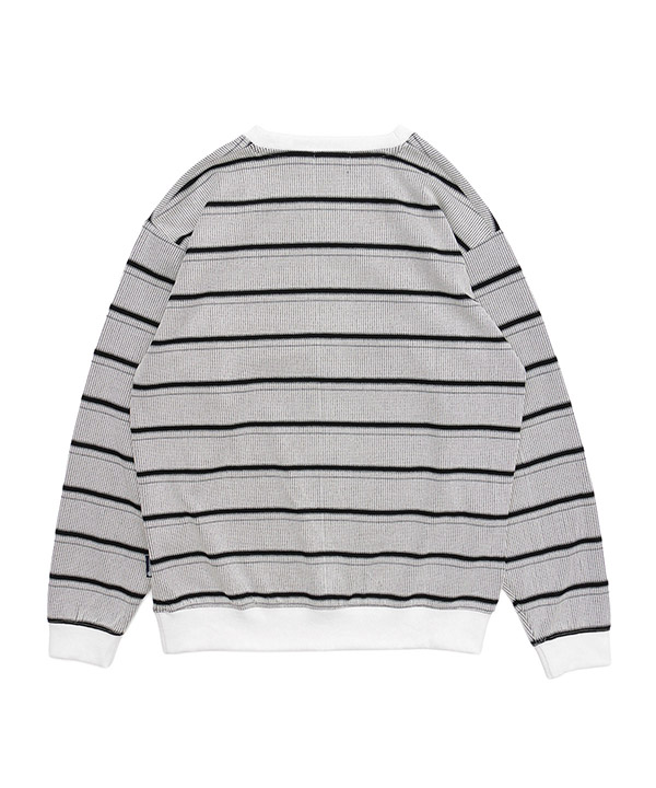 BORDER CREW KNIT