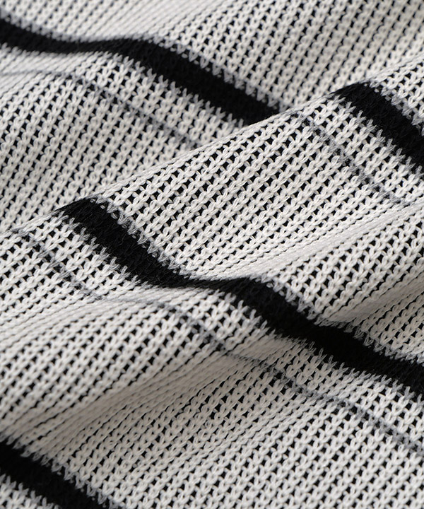 BORDER CREW KNIT
