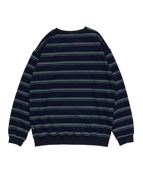 BORDER CREW KNIT