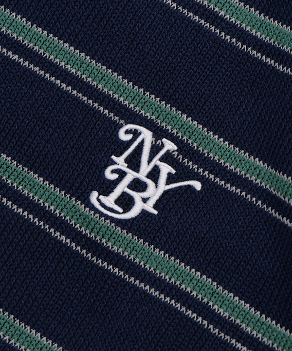 BORDER CREW KNIT