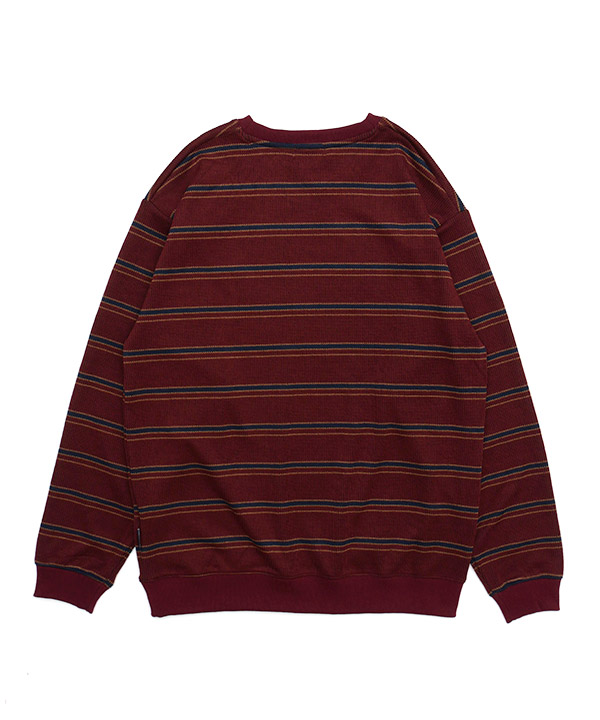 BORDER CREW KNIT