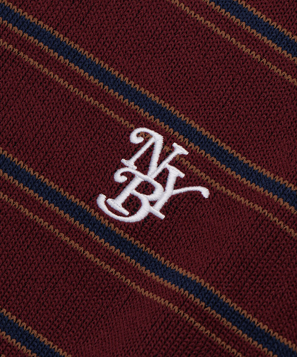 BORDER CREW KNIT