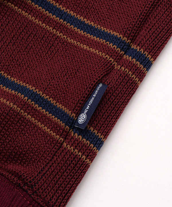 BORDER CREW KNIT