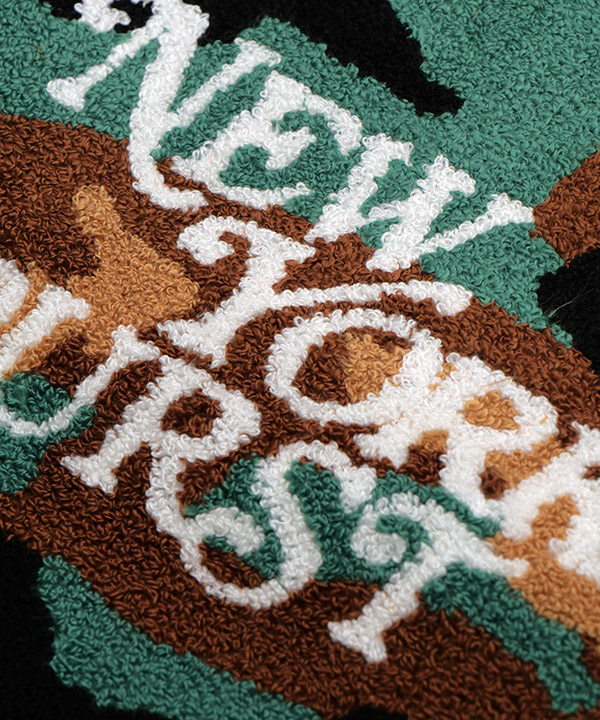 CIRCLE CAMO WAPPEN ZIP HOODIE