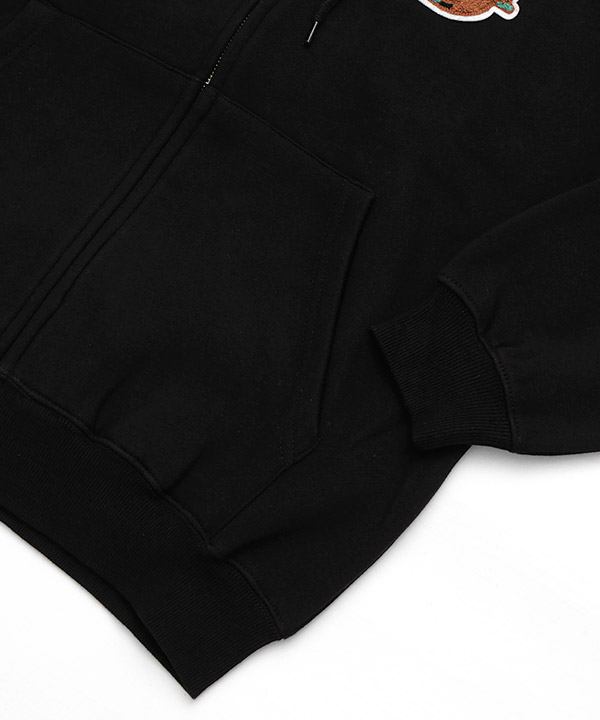CIRCLE CAMO WAPPEN ZIP HOODIE