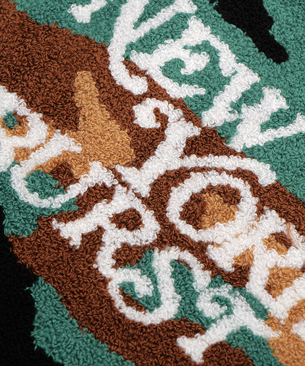 CIRCLE CAMO WAPPEN ZIP HOODIE