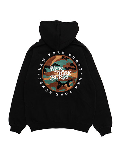 CIRCLE CAMO WAPPEN ZIP HOODIE
