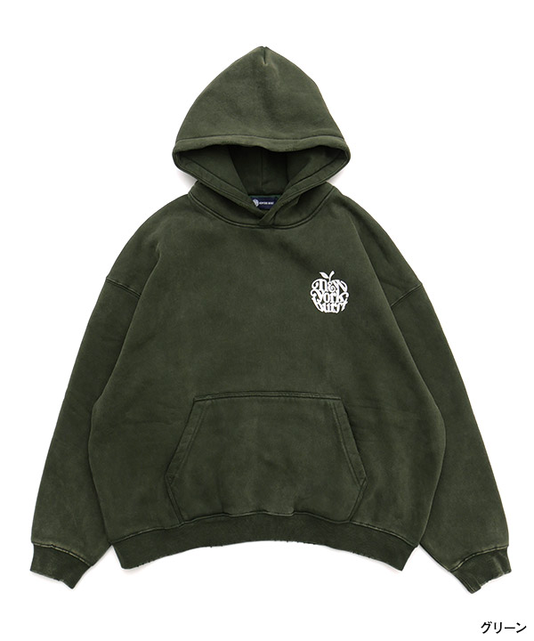 APPLE PIGMENT BOXY HOODIE