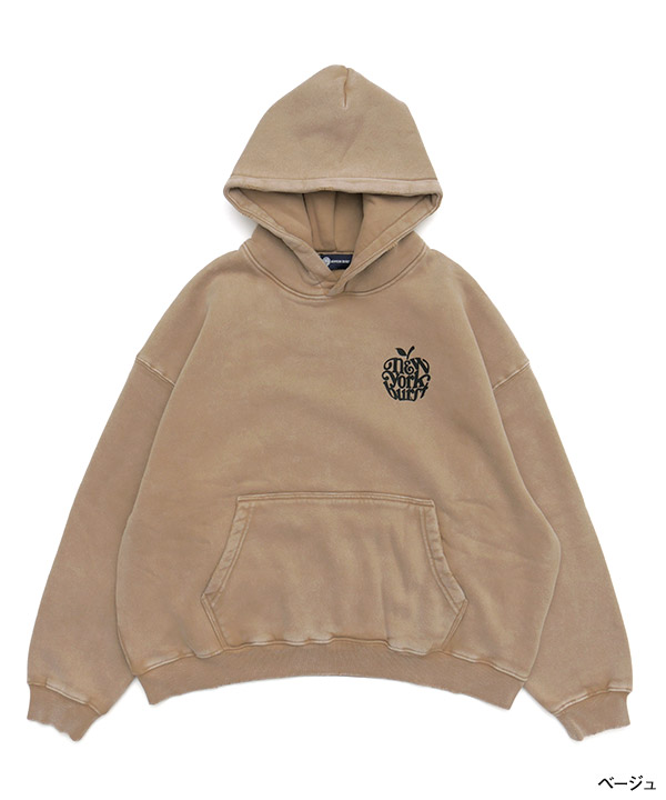 APPLE PIGMENT BOXY HOODIE