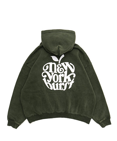 APPLE PIGMENT BOXY HOODIE