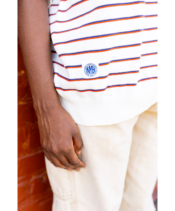BORDER KNIT POLO