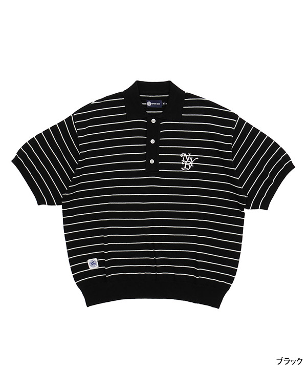 BORDER KNIT POLO