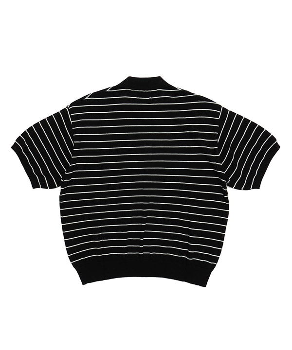 BORDER KNIT POLO