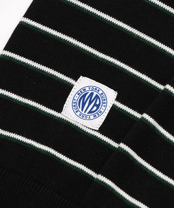 BORDER KNIT POLO