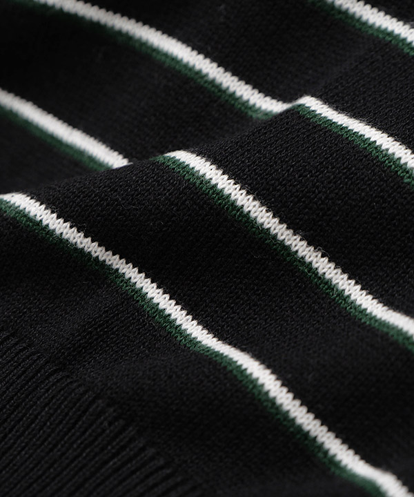 BORDER KNIT POLO
