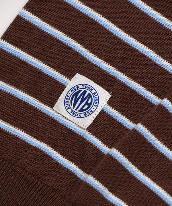 BORDER KNIT POLO