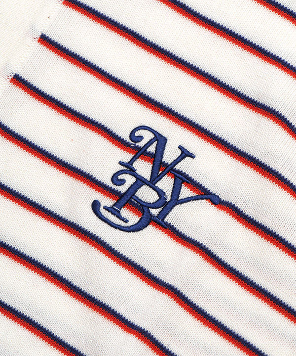 BORDER KNIT POLO