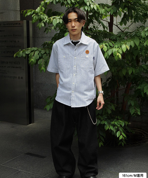 OVAL STRIPE S/S SHIRT