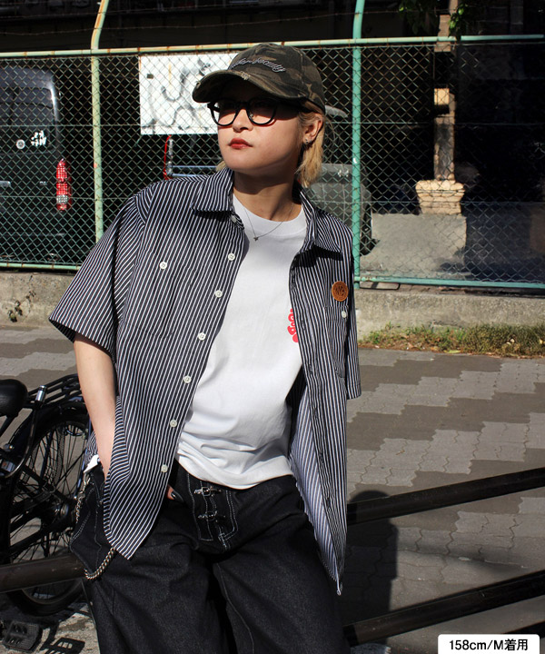 OVAL STRIPE S/S SHIRT