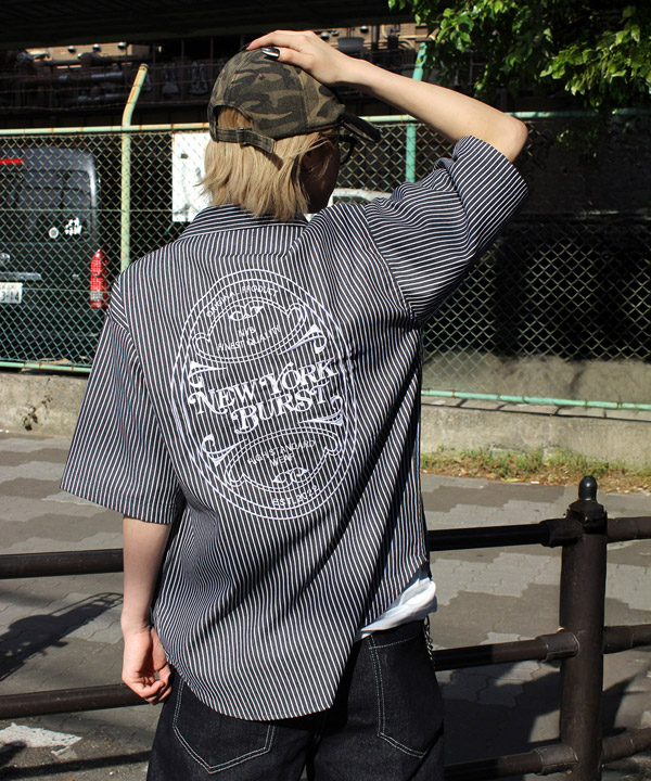OVAL STRIPE S/S SHIRT