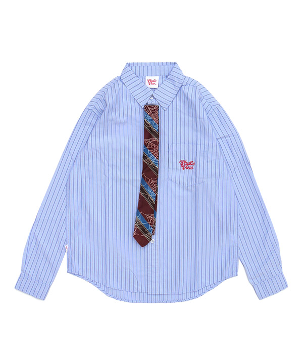 STRIPE LS SHIRT(ライトブルー)
