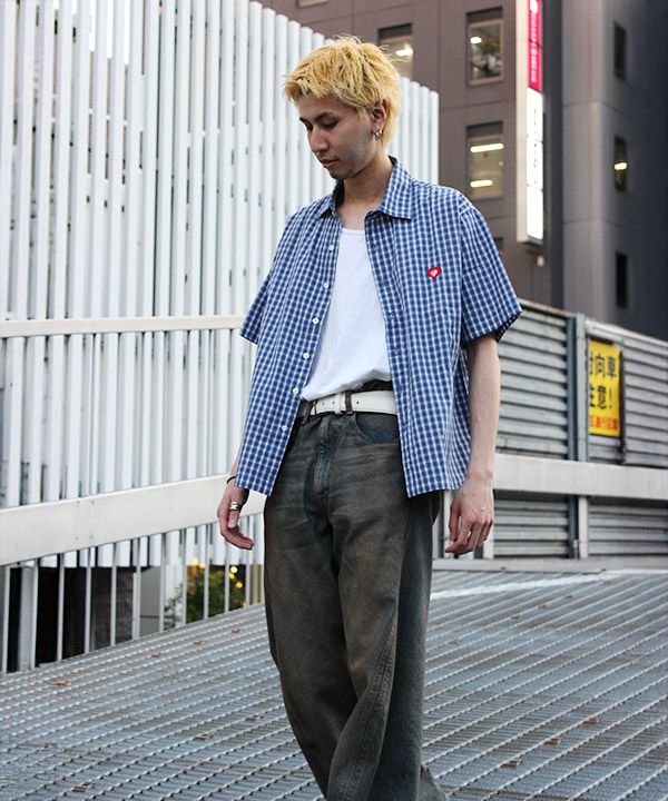 CHECK S/S SHIRT