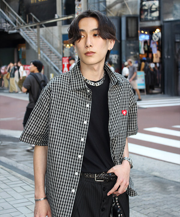 CHECK S/S SHIRT
