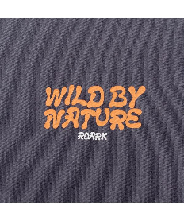 WILD BY NATURE L/S TEE -ブルー-