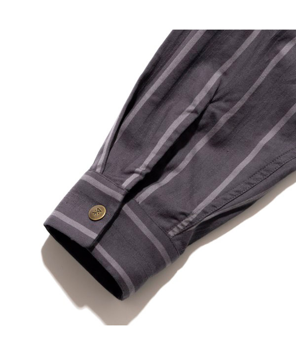 LS Jacquard SHIRTS -ブラック-