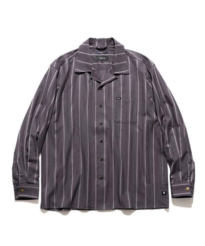LS Jacquard SHIRTS -ブラック-