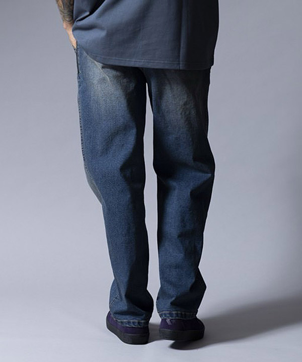 TRAVEL PANT DENIM RELAX -STONE WASH-