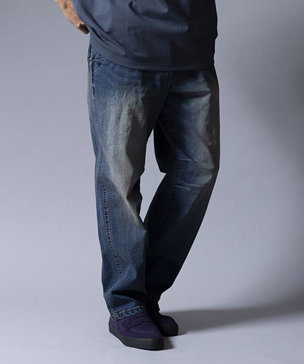 TRAVEL PANT DENIM RELAX -STONE WASH-